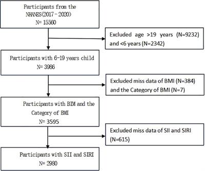 Association between systemic immune-inflammatory index and systemic inflammatory response index with body mass index in children and adolescents: a population-based study based on the National Health and Nutrition Examination Survey 2017-2020